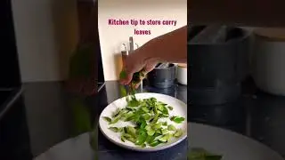 Kitchen Hack👩‍🍳How to store Curry Leaves🍃for long time🫙#shorts #shortsvideo #shorts #kitchentips