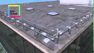 KeeGuard Rooftop Fall Protection Railing