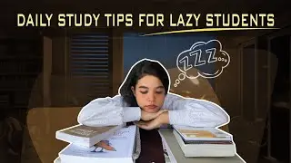 DAILY ROUTINE FOR LAZY STUDENTS | 💯 Effective |