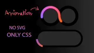 Infinity Stroke Animation | No SVG used | Allustrode