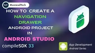 Android Navigation Drawer Menu Material Design |  How to Create Navigation Drawer in Android Studio