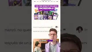 He used a free website builder to make this! #websitedesign #greenscreen