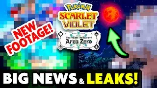 NEW DLC GAMEPLAY! LEAK Update, New Moves and More for Pokemon Scarlet and Violet Teal Mask DLC!
