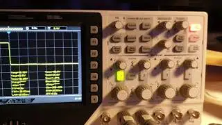 Camera shutter speed measurement with oscilloscope