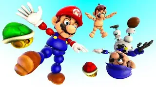 Super Mario Animatronics: Ragdoll Jumps & Falls - [GMOD] - Episode 122