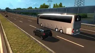 Euro Truck Simulator 2 Bus trip to Salzburg with MB Travego S 17 SHD