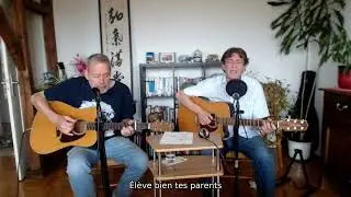 C S N &Y  / TEACH YOUR CHILDREN ( Enseignez vos enfants) Duet  Ton/ Zepp.  + traduction française