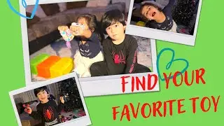 Find your favorite toys from colorful boxes .