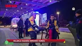 Çorum'da silahla kazara kendini vurdu