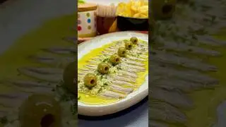 BOQUERONES EN VINAGRE!! El aperitivo más rico😋🍻 Están impresionantes!!👍🏻#youtubeshorts #shorts