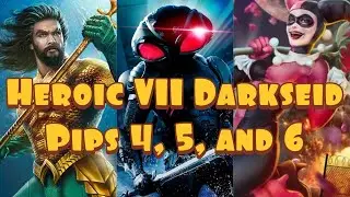 3 Pips vs H7 Darkseid - 721 Mil Damage! Pips 4, 5, and 6 | Solo Raids | Injustice 2 Mobile