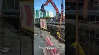 ремонт на ул. Лермонтова. 08.06.2023. Якутск
