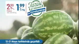 Tazesi CarrefourSA'da  Karpuz Reklamı