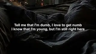 Lil Peep - right here (feat. Horse Head) (Lyrics)