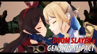 Doom Slayer vs GENSHIN IMPACT