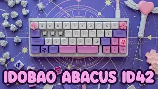 The SMOLEST KEEB! 🌸 Abacus ID42 40% Mechanical Keyboard