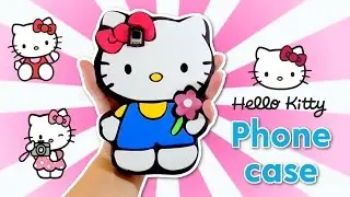 PHONE CASE DIY HELLO KITTY - EASY CRAFTS FOR CHILDREN
