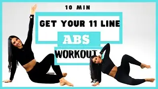 INTENSE 10 MIN ABS WORKOUT | GET THE 11 LINE ABS | Get your Abs on fire