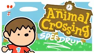 Animal Crossing Speedrun ANIMATED - First Debt% WR