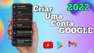 Como criar uma conta Google no Android (2022)