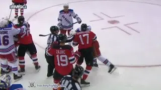 Ryan Lindgren vs Wayne Simmonds Sep 20, 2019