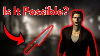 Can You Beat Silent Hill 1 With ONLY A Knife?