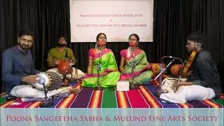 Carnatic Vocal Rendition by Anahita and Apoorva at Poona Sangeetha Sabha, Pune