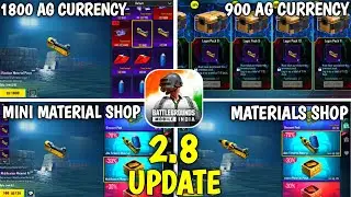 BGMI 2.8 UPDATE HIDE EVENTS | 900 AG CURRENCY TO MINI MATERIAL | 1800 AG CURRENCY TO 2 MINI MATERIAL