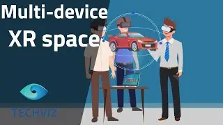How to Share a 3D Model in Real Time into Many XR Devices with Multi-Device XR Space