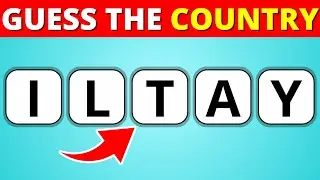🚩 Guess the Country by its Scrambled Name 🌎 Country Quiz