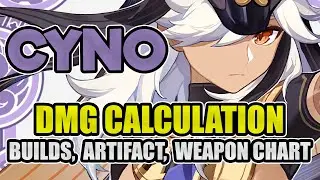Cyno DMG Calculation, Best Builds, Artifact Set and his Weapon DPS chart - Genshin Impact