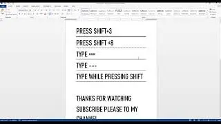 5 Magical secrets. HOW TO DRAW LINES USING KEYBOARD SHORTCUT.
