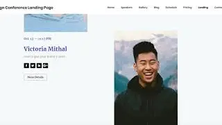Design Conference Website Theme