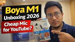 Boya M1 Unboxing 2026 | Cheap Mic for YouTube | Ahsan Javed yt 