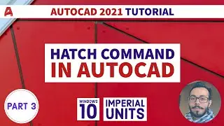 Autocad Hatch - Part 3 | Hatch For Multiple Areas  | Autocad 2021 Tutorial