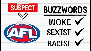 The AFL has gone WOKE... or has it?