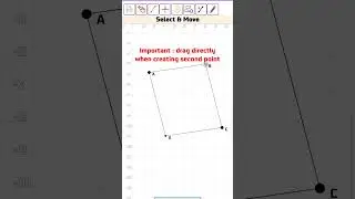 Geometry Drawer : how to create a Parallelogram
