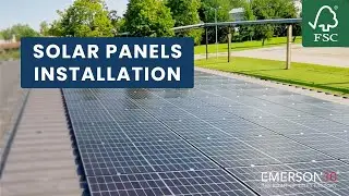 NEW Solar Panels at the Emerson Ten factory