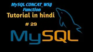 STRING FUNCTIONS CONCAT_WS() IN SQL - HINDI