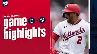 Guardians vs. Nationals Game Highlights (4/16/23) | MLB Highlights