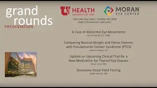 Abnormal Eye Movements; Pseudotumor Cerebri Syndrome; Thyroid Eye Disease; Visual Field Testing