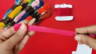 DIY Thread Storage । Anchor thread for embroidery hoop art।