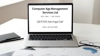 Cams Q3FY25 Concall | Earnings Conference Call Q3 Results 2025 Latest Share News