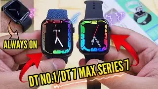 DT NO.1 Series 7 Smartwatch | DT 7 Max Smartwatch Full Review & Comparison with Real Series 7 Watch