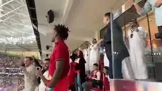 Speed Reacts To Morocco Goal vs Portugal