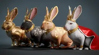 Fantasy Golden Rabbit