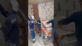 SertaMaster XL PRO + knauf mp 75 в работе 