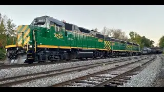 NHN D8 Chase from Ossipee, NH to Haverhill, MA (Ft. MBTA, Pan Am, & Amtrak) 10-7-2021