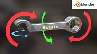 How to rotate in Blender - In several axis and move rotation axis