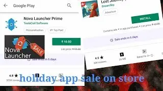 HOLIDAY PAID APP SALE ON PLAY STORE